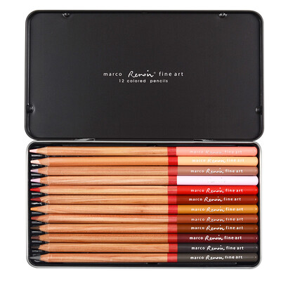 Marco Reno A series of theme color lead character theme 12 color pencil / color pen / color lead iron box 3100-12TN (RW)
Marco Reno A series of theme color lead character theme 12 color pencil / color pen / color lead iron box 3100-12TN (RW)