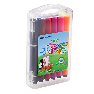 Coxy Comix 12 color triangle rod washable watercolor pen painting pen 15mm children stationery painting material OP1005-12
Coxy Comix 12 color triangle rod washable watercolor pen painting pen 15mm children stationery painting material OP1005-12