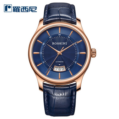 Rossini (ROSSINI) watch Ya Zun business series black plate steel belt import movement double calendar mechanical couple table female table 515702W04B
Rossini (ROSSINI) watch Ya Zun business series black plate steel belt import movement double calendar mechanical couple table female table 515702W04B