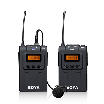 Boyaa BOYA BY-WM6 SLR wireless microphone camera interview wireless lavalier microphone bee drag a black
Boyaa BOYA BY-WM6 SLR wireless microphone camera interview wireless lavalier microphone bee drag a black