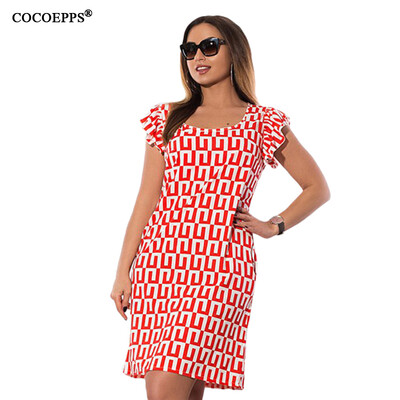 COCOEPPS New Geometric Print Women Dress 2017 Summer Big Size Ruffles Femme Dresses Large Size Ladies Office Plus Size Vestidos
COCOEPPS New Geometric Print Women Dress 2017 Summer Big Size Ruffles Femme Dresses Large Size Ladies Office Plus Size Vestidos