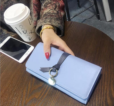 Fashion long wallet ladies wallet ladies simple buckle wallet holding bag ladies handbag
Fashion long wallet ladies wallet ladies simple buckle wallet holding bag ladies handbag