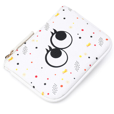 Baifeng Buifeng coin purse mini cartoon big eyes key card storage PU hand-held small wallet white printing
Baifeng Buifeng coin purse mini cartoon big eyes key card storage PU hand-held small wallet white printing
