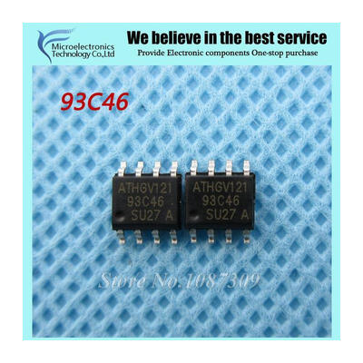 10pcs free shipping AT93C46 93C46 AT93C46-10SU-27 IC Three-wire Serial EEPROM 1KBIT 2MHZ SOP8 new original
10pcs free shipping AT93C46 93C46 AT93C46-10SU-27 IC Three-wire Serial EEPROM 1KBIT 2MHZ SOP8 new original