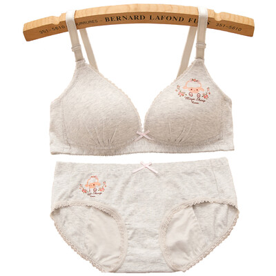 xi Xiang Ting girls underwear no steel ring student bra set pure cotton thin paragraph cartoon small bra development period
xi Xiang Ting girls underwear no steel ring student bra set pure cotton thin paragraph cartoon small bra development period