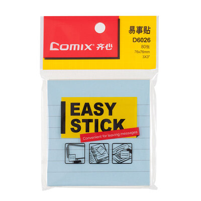 Cox Comix 80 sheets 76x76mm horizontal grid easy stickers notes paper notes convenience stickers 24 loaded D6026
Cox Comix 80 sheets 76x76mm horizontal grid easy stickers notes paper notes convenience stickers 24 loaded D6026