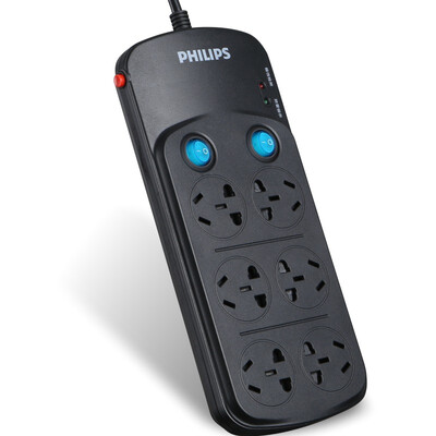 Philips PHILIPS overload protection lightning protection socket 3 m 6 plugs plug-in plug-in board wiring board intelligent line detection anti-electric shock child protection
Philips PHILIPS overload protection lightning protection socket 3 m 6 plugs plug-in plug-in board wiring board intelligent line detection anti-electric shock child protection