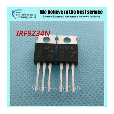 10pcs free shipping IRF9Z34N IRF9Z34 IRF9Z34NPBF MOSFET MOSFT PCh -55V -17A 100mOhm 233nC TO-220 new original
10pcs free shipping IRF9Z34N IRF9Z34 IRF9Z34NPBF MOSFET MOSFT PCh -55V -17A 100mOhm 233nC TO-220 new original