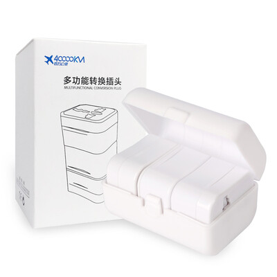 40000 km multi-function conversion plug Universal multi-country universal single-USB travel abroad universal power converter British&American American Standard Australia 3 sets of plug SW6015 white
40000 km multi-function conversion plug Universal multi-country universal single-USB travel abroad universal power converter British&American American Standard Australia 3 sets of plug SW6015 white