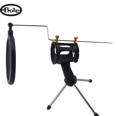 BOLE S01 Desktop Desktop Microphone Microphone Tripod Universal Swing Bracket With Shot Blast
BOLE S01 Desktop Desktop Microphone Microphone Tripod Universal Swing Bracket With Shot Blast