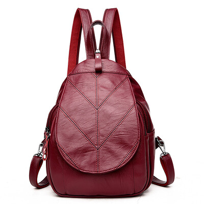 Fashion Women Leather Backpack School Bags For Teenagers Girls Travel Bag Designer High Quality Sheepskin Backpacks Mochilas
Fashion Women Leather Backpack School Bags For Teenagers Girls Travel Bag Designer High Quality Sheepskin Backpacks Mochilas