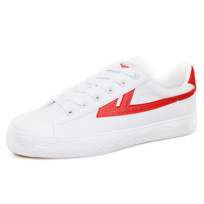 Warrior canvas shoes low to help casual couple models with flat-bottom sports WL0003T red&white 43
Warrior canvas shoes low to help casual couple models with flat-bottom sports WL0003T red&white 43