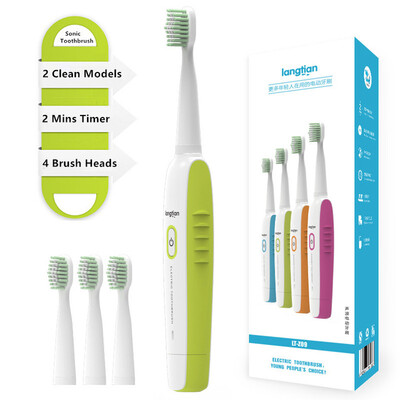 Sonic Electric Toothbrush USB Rechargeable Ultrasonic Electric Tooth brush 2 Cleaning Modes with Timer
Sonic Electric Toothbrush USB Rechargeable Ultrasonic Electric Tooth brush 2 Cleaning Modes with Timer