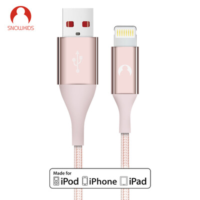 Snowkids glorious series of Apple data lines 1.2 m MFi certified mobile phone data cable / charge fast charge for iPhone7 / 6S / 6SP / 6P / 5, etc
Snowkids glorious series of Apple data lines 1.2 m MFi certified mobile phone data cable / charge fast charge for iPhone7 / 6S / 6SP / 6P / 5, etc
