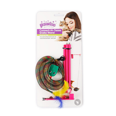 Pawise cat toy snake catty cat stick pet cat toy feather with ball can be fixed lazy cat toy supplies
Pawise cat toy snake catty cat stick pet cat toy feather with ball can be fixed lazy cat toy supplies