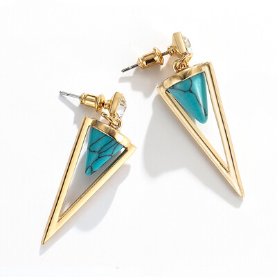 T400 "Ode to Joy 2" with the earrings female Korean version of the earrings geometric triangle earrings
T400 "Ode to Joy 2" with the earrings female Korean version of the earrings geometric triangle earrings