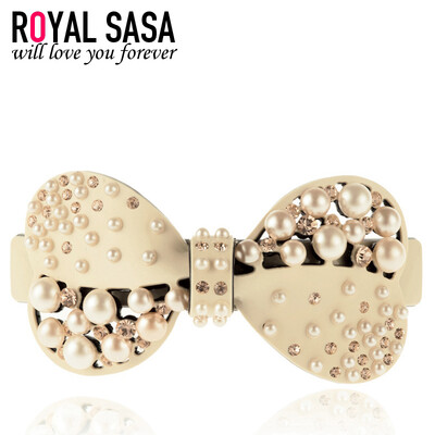 Royal Sasa (Royalsasa) headdress hair accessories horizontal folder spring clip tray top clip ponytail clip bow acetate plate imitation crystal beige
Royal Sasa (Royalsasa) headdress hair accessories horizontal folder spring clip tray top clip ponytail clip bow acetate plate imitation crystal beige