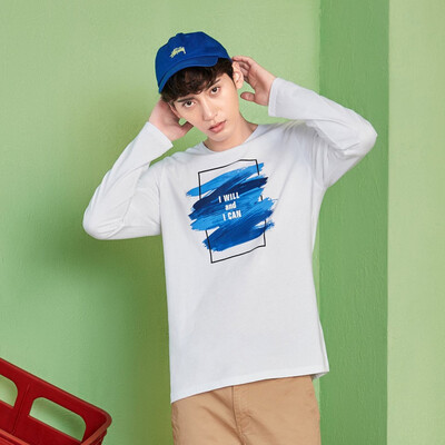 Semir Long Sleeve T-Shirt Male 2017 Fall Pure Cotton Round Collar Tood Top Tide Flower Men' Compassion Student 19057011208 Chinese Yellow
Semir Long Sleeve T-Shirt Male 2017 Fall Pure Cotton Round Collar Tood Top Tide Flower Men' Compassion Student 19057011208 Chinese Yellow