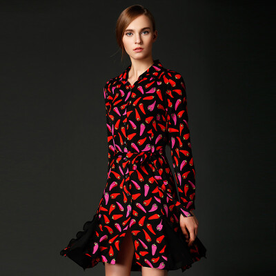 Marc Rebecca Retro Print Long Sleeve Shirt Skirt Open Skirt A Skirt Skirt 75079E Black Print XL
Marc Rebecca Retro Print Long Sleeve Shirt Skirt Open Skirt A Skirt Skirt 75079E Black Print XL