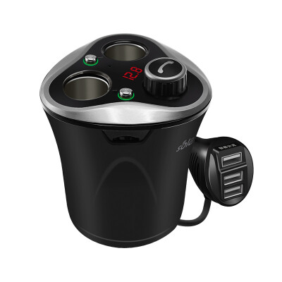 

Solam вид творческой чашки автомобильное Bluetooth Hands Free комплект MP3 плеер fm-передатчик с прикуривателя расширение 3 зарядное устройство usb