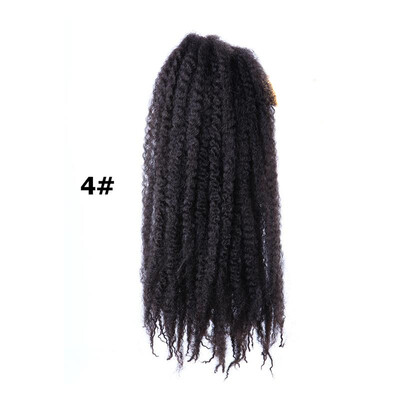 8 inch Ombre Marlybob Crochet Braids 3pcs/pack Afro Kinky Twist Hair 90g/pack Synthetic Crochet Hair Extensions