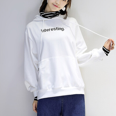 City plus CITYPLUS 2017 autumn&winter new women&39s literary&artistic wild stitching two-piece hooded long-sleeved jacket letter printing sweater CWWY178556 black
City plus CITYPLUS 2017 autumn&winter new women&39s literary&artistic wild stitching two-piece hooded long-sleeved jacket letter printing sweater CWWY178556 black