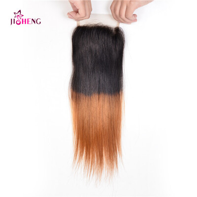 4*4 Lace Closure Ombre Straight Wave Hair Brazilian Virgin Human Hair Extensions Swiss Lace Closure
4*4 Lace Closure Ombre Straight Wave Hair Brazilian Virgin Human Hair Extensions Swiss Lace Closure