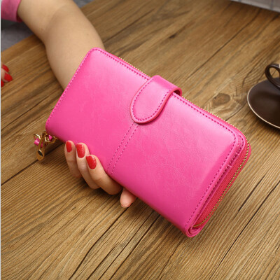 Wallet women long paragraph oil wax new phone bag zipper big note folder card card multi-card wallet
Wallet women long paragraph oil wax new phone bag zipper big note folder card card multi-card wallet