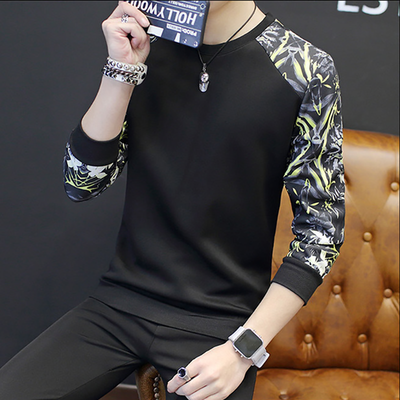 2017 autumn new men's tide men's round neck long sleeve sleeves sweater casual tulips
2017 autumn new men's tide men's round neck long sleeve sleeves sweater casual tulips