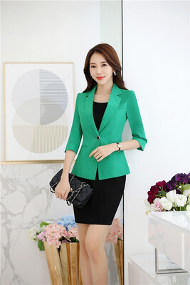 Novelty Green Spring Summer Half Sleeve Blazers Jackets Coat Formal OL Styles Business Women Blazer Tops Plus Size 3XL
Novelty Green Spring Summer Half Sleeve Blazers Jackets Coat Formal OL Styles Business Women Blazer Tops Plus Size 3XL