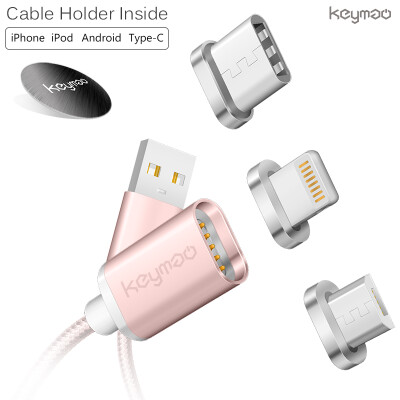 Keymao Magnetic Phone Kabel Data Lighting Type-C Micro USB Charger Cable 3-in-1 for Iphone Android
Keymao Magnetic Phone Kabel Data Lighting Type-C Micro USB Charger Cable 3-in-1 for Iphone Android