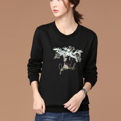 City plus CITYPLUS 2017 autumn&winter new women&39s art plus cashmere thick long-sleeved sweater embroidered loose primer shirt CWWY178353 black XL
City plus CITYPLUS 2017 autumn&winter new women&39s art plus cashmere thick long-sleeved sweater embroidered loose primer shirt CWWY178353 black XL