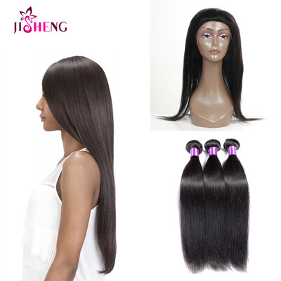 360 Lace Frontal Closure With Bundles Straight Wave 3 PCS With 360 Lace Peruvian Virgin Hair With Human Hair Bundles
360 Lace Frontal Closure With Bundles Straight Wave 3 PCS With 360 Lace Peruvian Virgin Hair With Human Hair Bundles