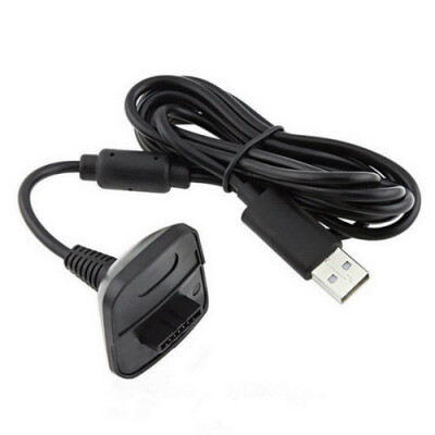 

Yks печатный шпунтовальный станок Новый USB воспроизведение&зарядное устройство зарядка адаптер кабель для Xbox 360 контроллер черный