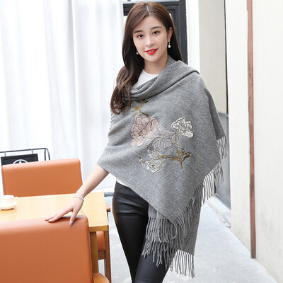 Shanghai stock STORY Of SHANGHAI autumn&winter women&39s wool scarves thick warm shawl peony decals red 
Shanghai stock STORY Of SHANGHAI autumn&winter women&39s wool scarves thick warm shawl peony decals red