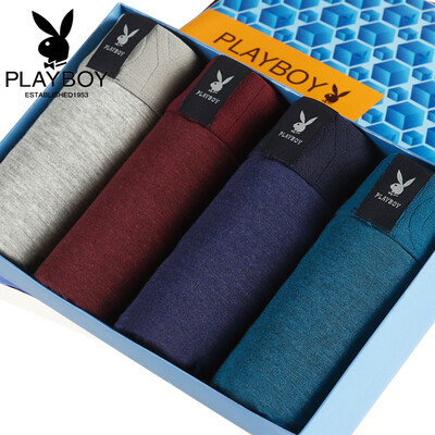 Playboy PLAYBOY Men&39s underwear Men&39s flat pants blue fine yarn Four pants 4 sets XXL 180105
Playboy PLAYBOY Men&39s underwear Men&39s flat pants blue fine yarn Four pants 4 sets XXL 180105