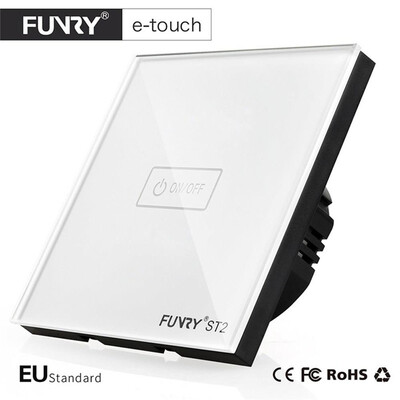 FUNRY ST2 1Gang EU Standard Switch Remote Control Light Switch Crystal Tempered Glass Panel touch switch 170-240V RF433
FUNRY ST2 1Gang EU Standard Switch Remote Control Light Switch Crystal Tempered Glass Panel touch switch 170-240V RF433