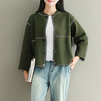 City plus CITYPLUS 2017 autumn&winter new women&39s clothing wild sweater coat loose loose knit cardigan jacket CWWT179377 brown all
City plus CITYPLUS 2017 autumn&winter new women&39s clothing wild sweater coat loose loose knit cardigan jacket CWWT179377 brown all
