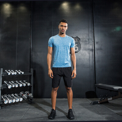 The leopard sports suit men's summer short-sleeved bodysuit bodysuit bodysuit and bodywork suit of the blue football suit
The leopard sports suit men's summer short-sleeved bodysuit bodysuit bodysuit and bodywork suit of the blue football suit