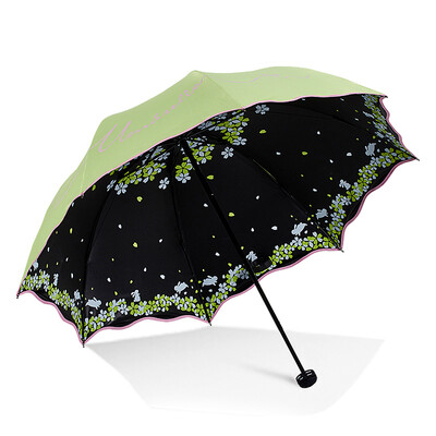 Cntomlv umbrella ultraviolet radiation beach umbrella Black glue sun umbrella lady bumbersoll three folding dual purpose fresh and
Cntomlv umbrella ultraviolet radiation beach umbrella Black glue sun umbrella lady bumbersoll three folding dual purpose fresh and
