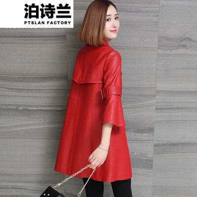 Ptslan Fashion Plus Size Long Genuine Leather Jacket Women Leather Coat Female Spring Ladies Leather Jackets Coats Windbreake
Ptslan Fashion Plus Size Long Genuine Leather Jacket Women Leather Coat Female Spring Ladies Leather Jackets Coats Windbreake