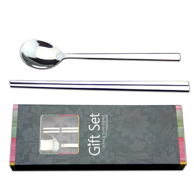 Sunshine flying song 304 stainless steel chopsticks spoon Korean stainless steel solid flat chopsticks spoon 2 set 1208
Sunshine flying song 304 stainless steel chopsticks spoon Korean stainless steel solid flat chopsticks spoon 2 set 1208