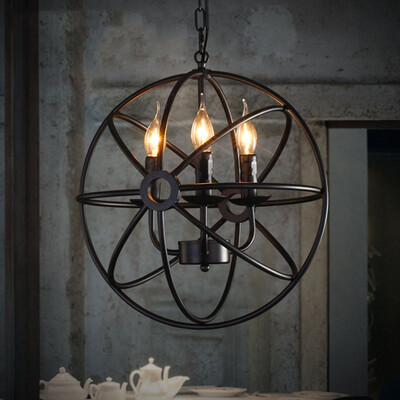 Perfectshow 4-lights Vintage Edison Metal Shade Round Hanging Ceiling Chandelier Retro Iron Rustic Spherical Pendant Light Kitchen
Perfectshow 4-lights Vintage Edison Metal Shade Round Hanging Ceiling Chandelier Retro Iron Rustic Spherical Pendant Light Kitchen