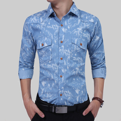 Brand 2017 Fashion Print Male Shirt Long-Sleeves Tops Classic Cowboy Series Mens Dress Shirts Slim Men Shirt 2XL DSAA
Brand 2017 Fashion Print Male Shirt Long-Sleeves Tops Classic Cowboy Series Mens Dress Shirts Slim Men Shirt 2XL DSAA