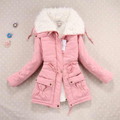 New sweet little fresh candy color waist belt cotton coat large lapel cotton jacket women
New sweet little fresh candy color waist belt cotton coat large lapel cotton jacket women