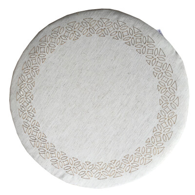 Nobildonna Round 45cm Linen Embroidered Geometric Patterns Meditation Cushion Chair Pads Tatami Floor Cushions
Nobildonna Round 45cm Linen Embroidered Geometric Patterns Meditation Cushion Chair Pads Tatami Floor Cushions