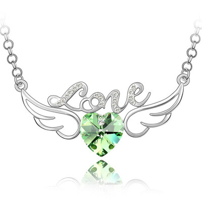 Austrian Crystal Rhinestones Heart Love Pendants Necklaces For Women Gift Jewelry 60CM Long Chain .3401
Austrian Crystal Rhinestones Heart Love Pendants Necklaces For Women Gift Jewelry 60CM Long Chain .3401