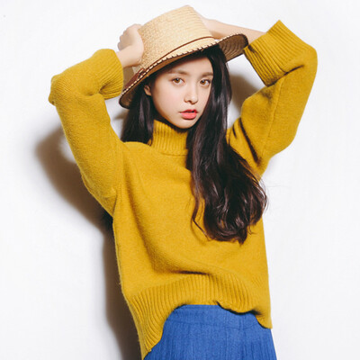 City plus CITYPLUS 2017 autumn&winter new women&39s fashionable long-sleeved loose casual sweater sweater high-necked thick sweater CWYC179359 turmeric all
City plus CITYPLUS 2017 autumn&winter new women&39s fashionable long-sleeved loose casual sweater sweater high-necked thick sweater CWYC179359 turmeric all