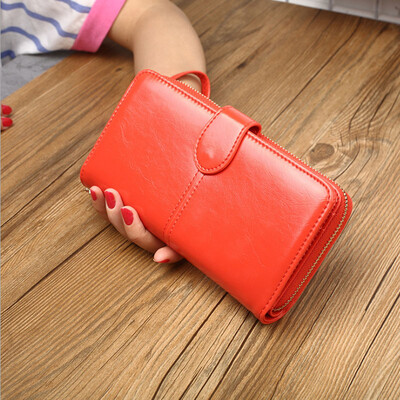 Wallet women long paragraph oil wax new phone bag zipper big note folder card card multi-card wallet
Wallet women long paragraph oil wax new phone bag zipper big note folder card card multi-card wallet