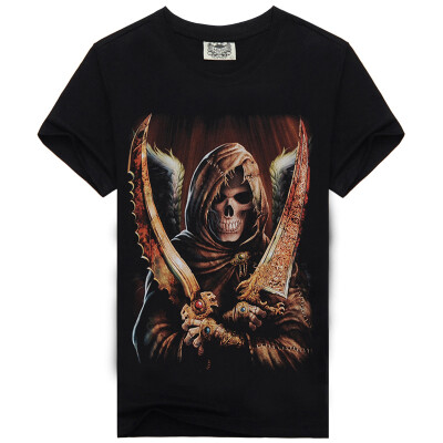 Men's Black 3D Graphics Printed Rock Skull Pattern Short Sleeve T-Shirt Top Tee Shirt -XXXL(Skull Devil King)
Men's Black 3D Graphics Printed Rock Skull Pattern Short Sleeve T-Shirt Top Tee Shirt -XXXL(Skull Devil King)